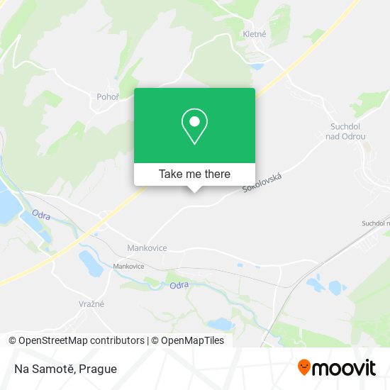 Карта Na Samotě
