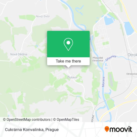 Cukrárna Konvalinka map