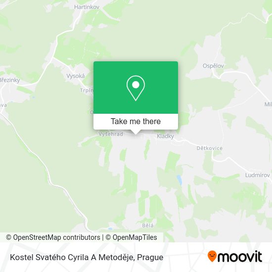 Kostel Svatého Cyrila A Metoděje map