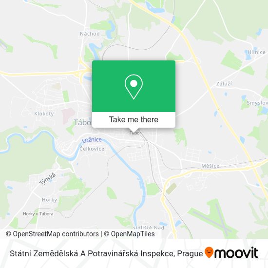 Státní Zemědělská A Potravinářská Inspekce map