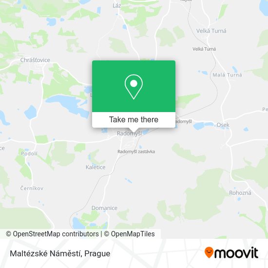 Maltézské Náměstí map