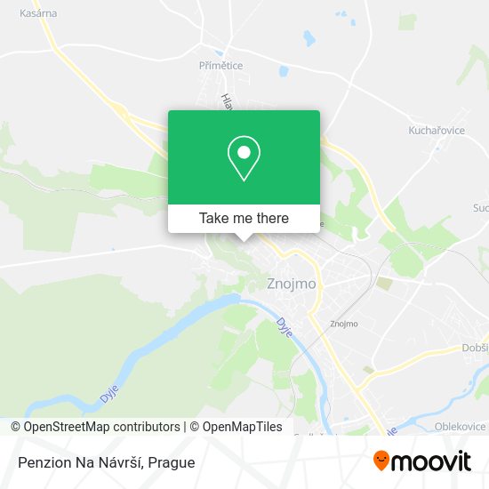 Penzion Na Návrší map