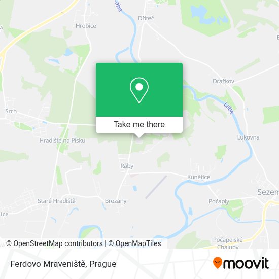 Ferdovo Mraveniště map