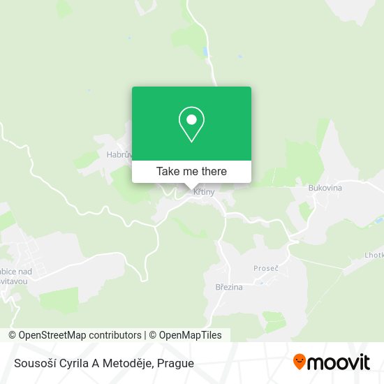 Sousoší Cyrila A Metoděje map