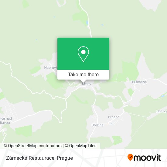 Карта Zámecká Restaurace