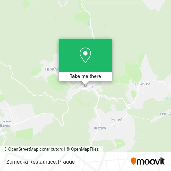 Карта Zámecká Restaurace