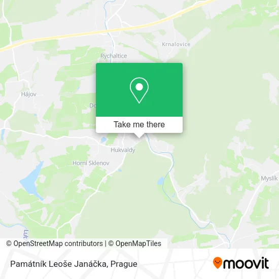 Карта Památník Leoše Janáčka