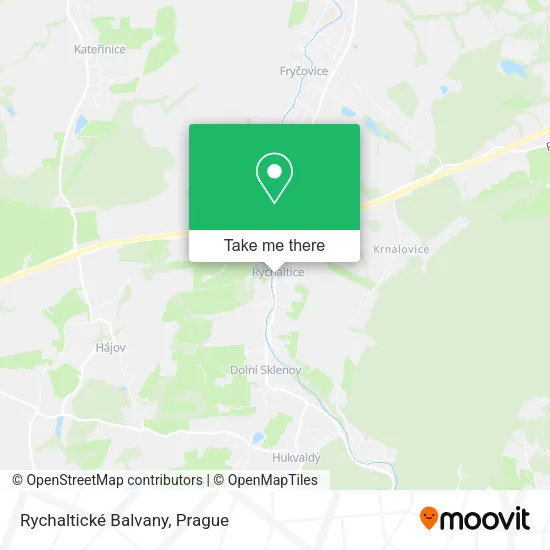 Карта Rychaltické Balvany