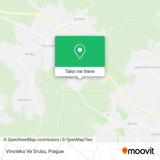 Карта Vinotéka Ve Srubu