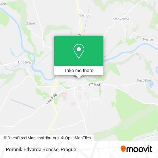 Карта Pomník Edvarda Beneše