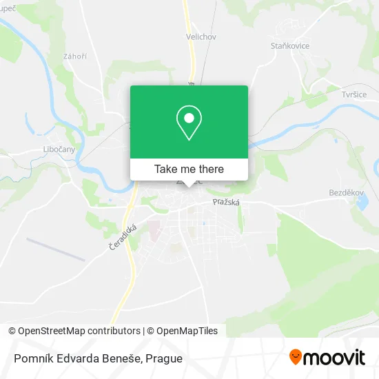 Карта Pomník Edvarda Beneše