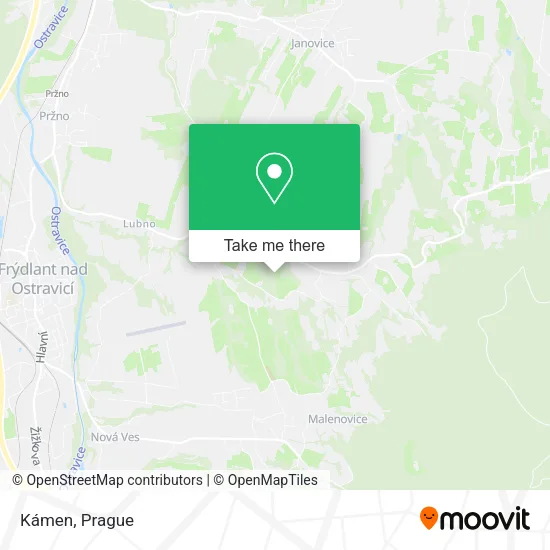 Карта Kámen