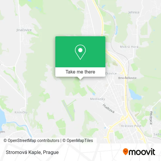 Карта Stromová Kaple