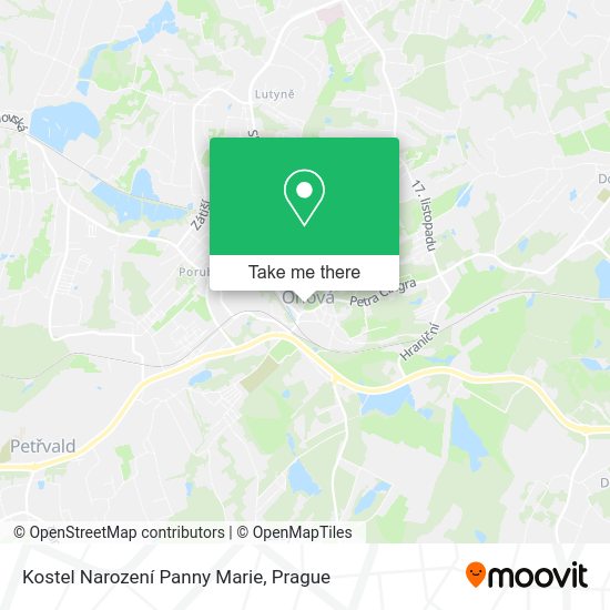 Kostel Narození Panny Marie map