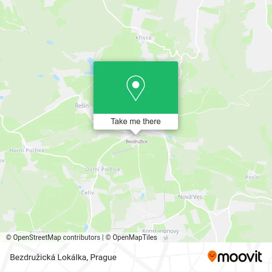 Карта Bezdružická Lokálka