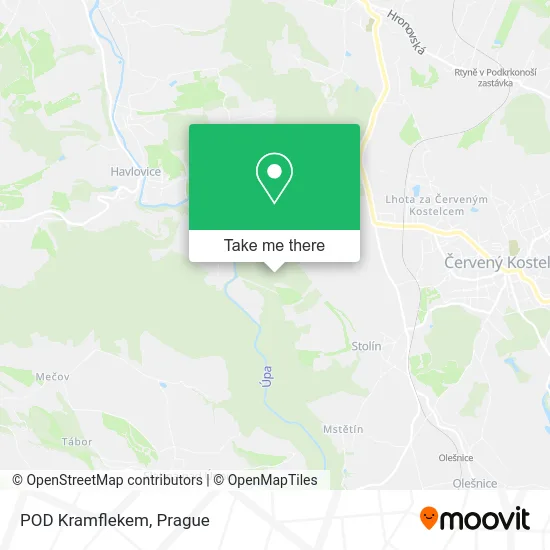 Карта POD Kramflekem