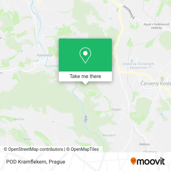 Карта POD Kramflekem