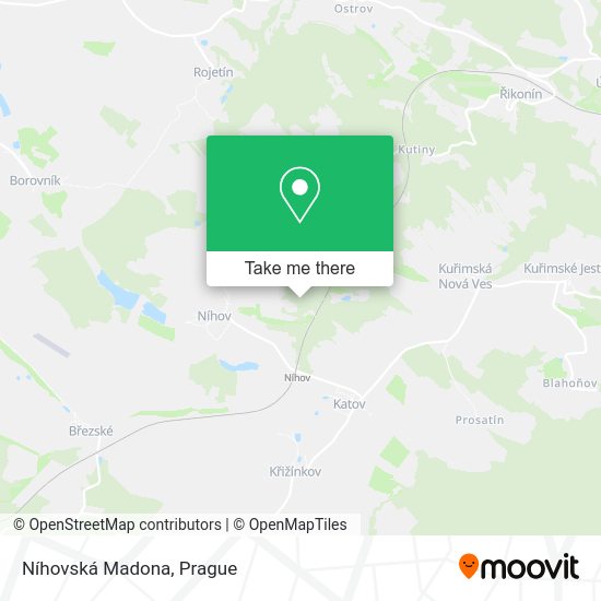 Níhovská Madona map