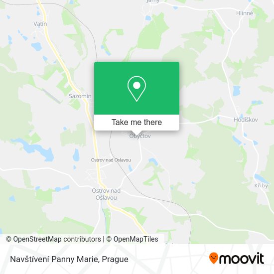 Navštívení Panny Marie map