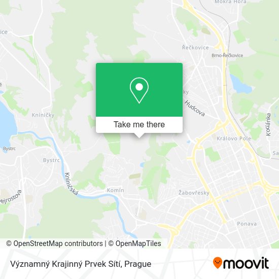 Významný Krajinný Prvek Sítí map