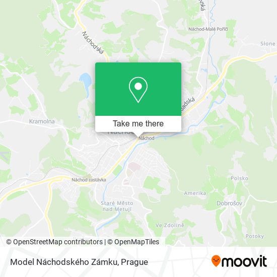 Model Náchodského Zámku map