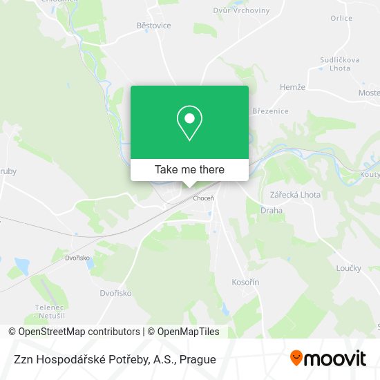 Zzn Hospodářské Potřeby, A.S. map