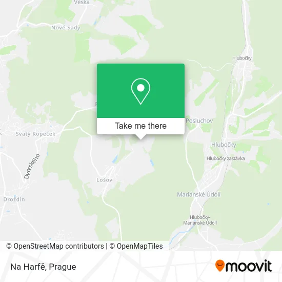 Карта Na Harfě