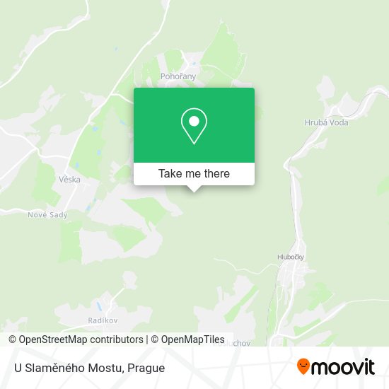 U Slaměného Mostu map