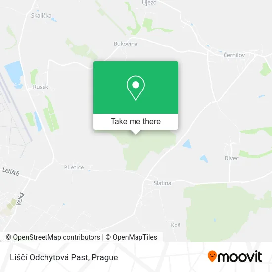 Карта Liščí Odchytová Past