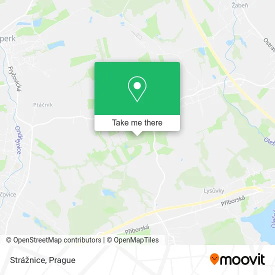 Карта Strážnice