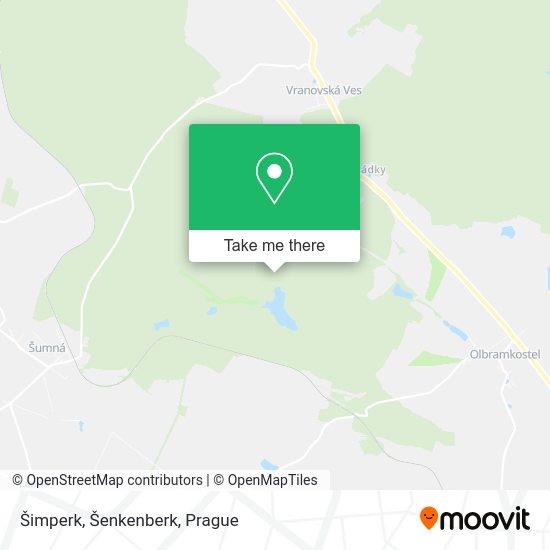 Šimperk, Šenkenberk map