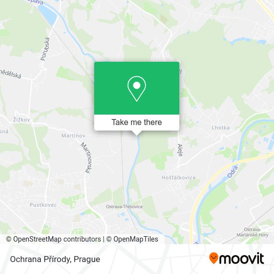 Ochrana Přírody map