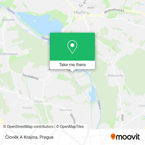 Člověk A Krajina map