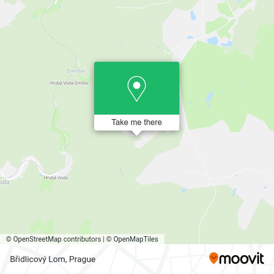 Břidlicový Lom map