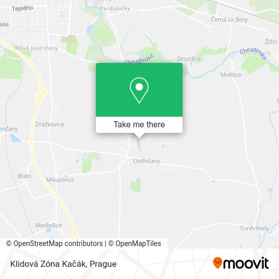 Klidová Zóna Kačák map