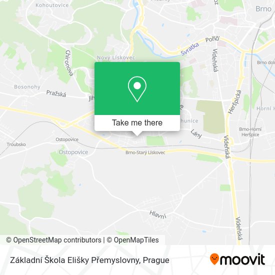 Základní Škola Elišky Přemyslovny map
