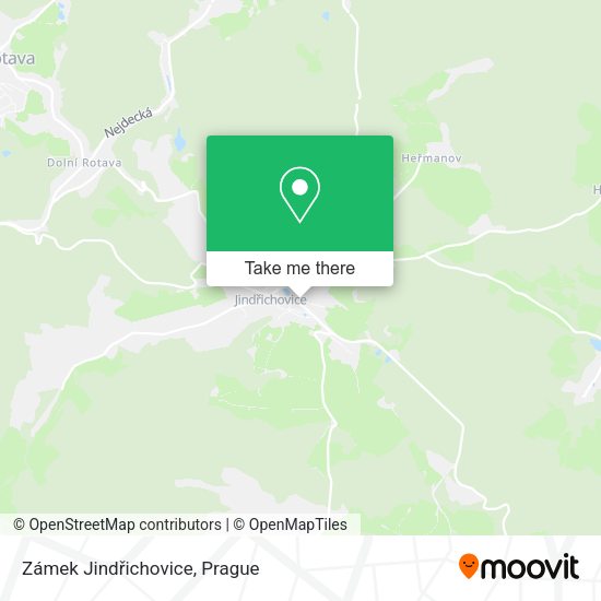 Zámek Jindřichovice map