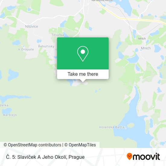 Č. 5: Slavíček A Jeho Okolí map