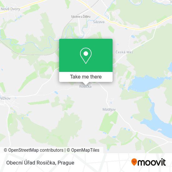 Obecní Úřad Rosička map