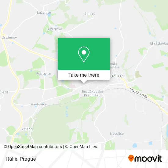 Карта Itálie