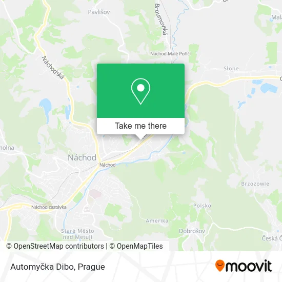 Карта Automyčka Dibo