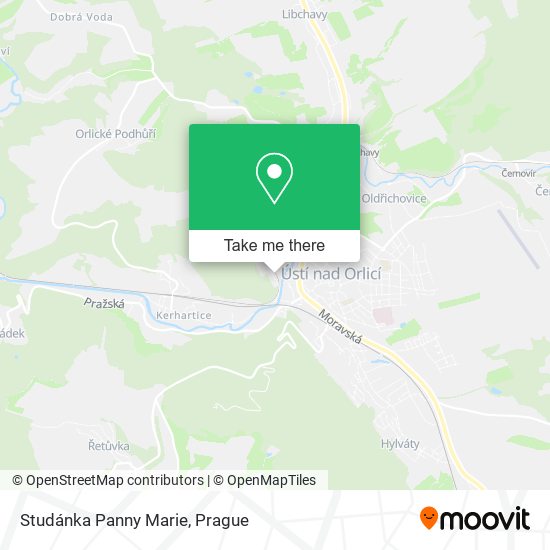 Studánka Panny Marie map
