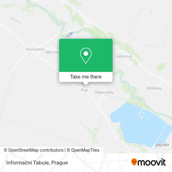 Informační Tabule map