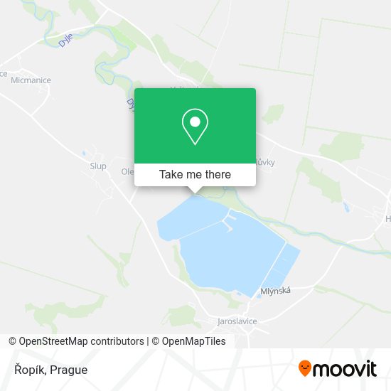 Карта Řopík