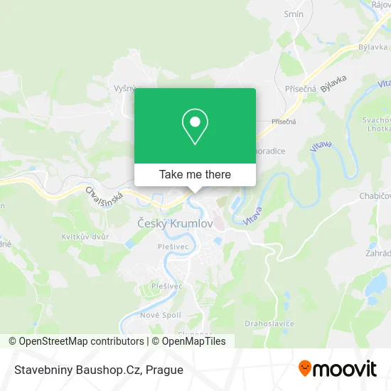 Карта Stavebniny Baushop.Cz