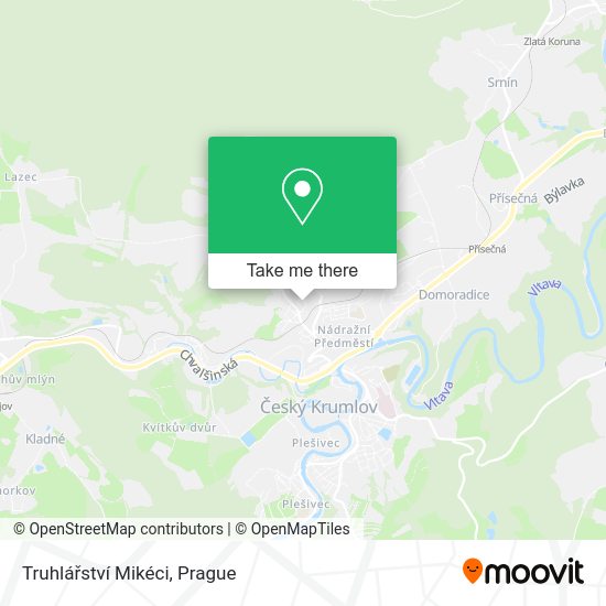 Truhlářství Mikéci map