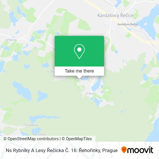 Ns Rybníky A Lesy Řečicka Č. 16: Řehořinky map