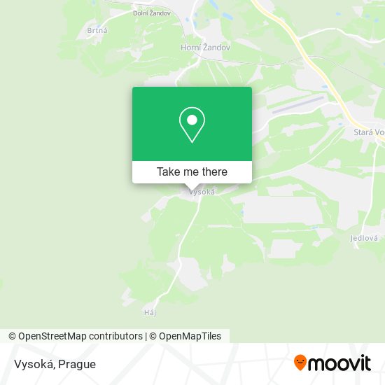 Карта Vysoká