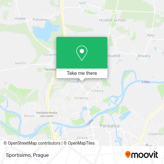 Карта Sportisimo