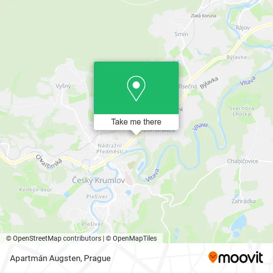 Карта Apartmán Augsten